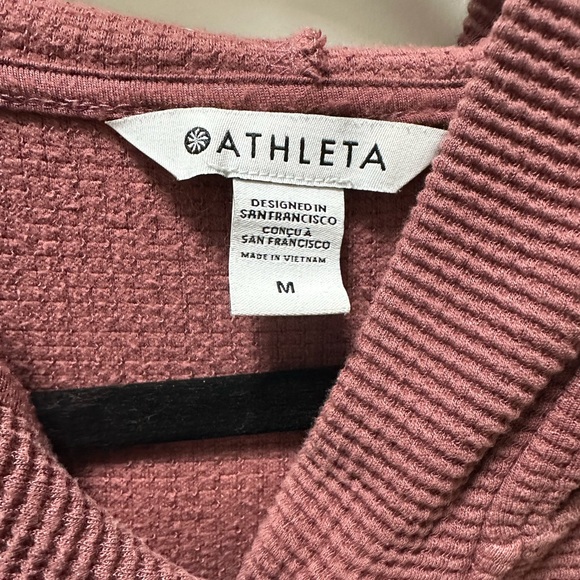 Athleta pull over waffle knit hoodie - Picture 4 of 4